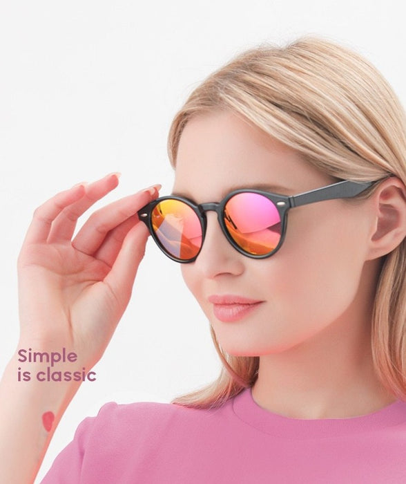 Women's Round 'So Fab' Plastic Sunglasses