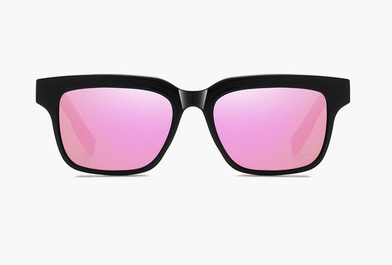 Unisex Vintage Polarized Square 'Teri' Plastic Sunglasses