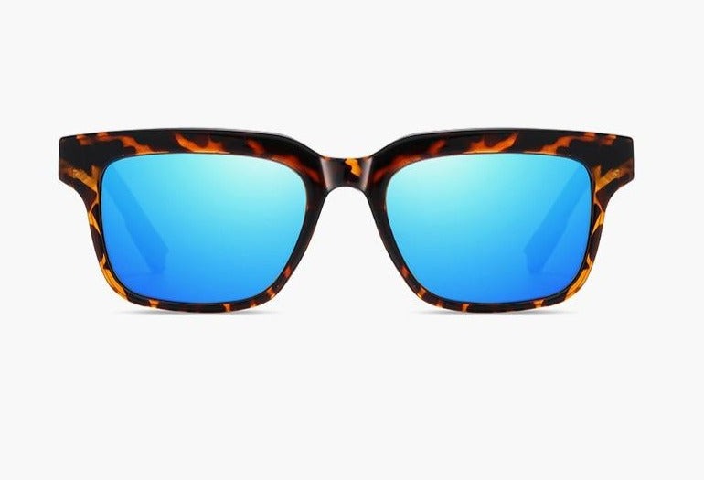 Unisex Vintage Polarized Square 'Teri' Plastic Sunglasses