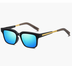 Unisex Vintage Polarized Square 'Teri' Plastic Sunglasses