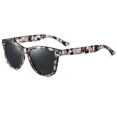 Women's Polarized Mirror Square 'Funky' Plastic Sunglasses