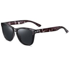 Women's Polarized Mirror Square 'Funky' Plastic Sunglasses