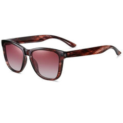 Women's Polarized Mirror Square 'Funky' Plastic Sunglasses