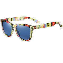 Women's Polarized Mirror Square 'Funky' Plastic Sunglasses