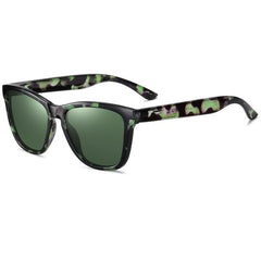 Women's Polarized Mirror Square 'Funky' Plastic Sunglasses