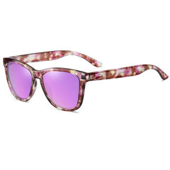 Women's Polarized Mirror Square 'Funky' Plastic Sunglasses