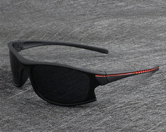 Men's Sport Polarized Oval 'Jolt' Plastic Sunglasses