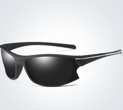 Men's Sport Polarized Oval 'Jolt' Plastic Sunglasses