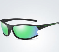 Men's Sport Polarized Oval 'Jolt' Plastic Sunglasses