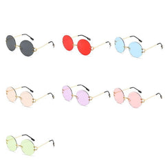 Unisex Rimless Round 'Sabina Sexy' Metal Sunglasses