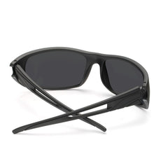 Men's Rectangular Polarized Sport 'Fausto' Plastic Sunglasses