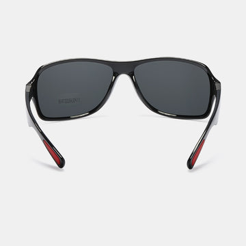 Men's Oversized Polarized Sports 'Parker' Plastic Sunglasses