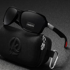 Men's Oversized Polarized Sports 'Parker' Plastic Sunglasses