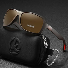 Men's Oversized Polarized Sports 'Parker' Plastic Sunglasses