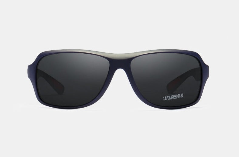 Men's Oversized Polarized Sports 'Parker' Plastic Sunglasses