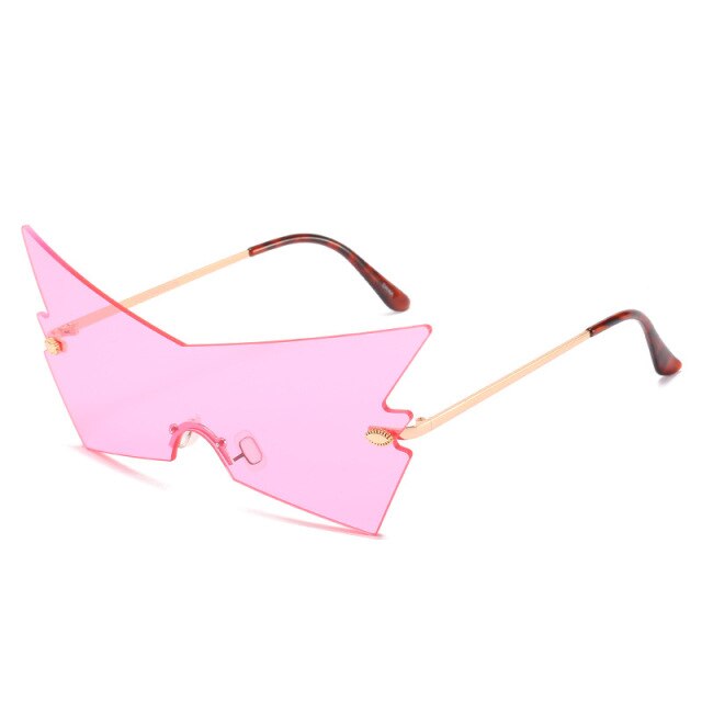 Women's Oversized Cat's Eye 'Ninja Kiki' Metal Sunglasses