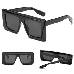 Women's Square 'High Five' Plastic Sunglasses