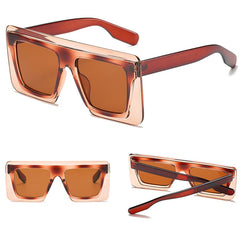 Women's Square 'High Five' Plastic Sunglasses