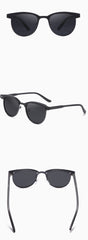 Men's Polarized Oval 'Rayne' Metal Sunglasses