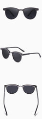 Men's Polarized Oval 'Rayne' Metal Sunglasses