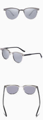 Men's Polarized Oval 'Rayne' Metal Sunglasses