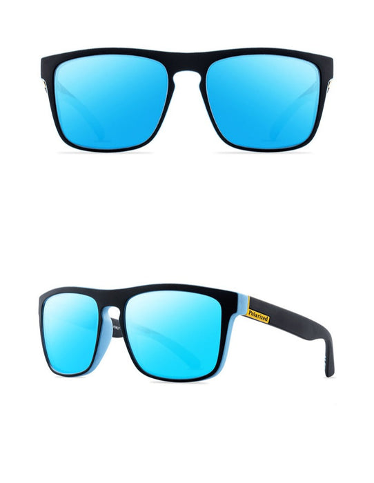 Men's Rectangular Sports 'Chopper Cymon' Plastic Sunglasses