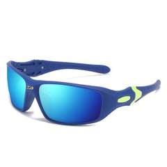 Men's Rectangular Polarized 'Thor' Plastic Sports Sunglasses