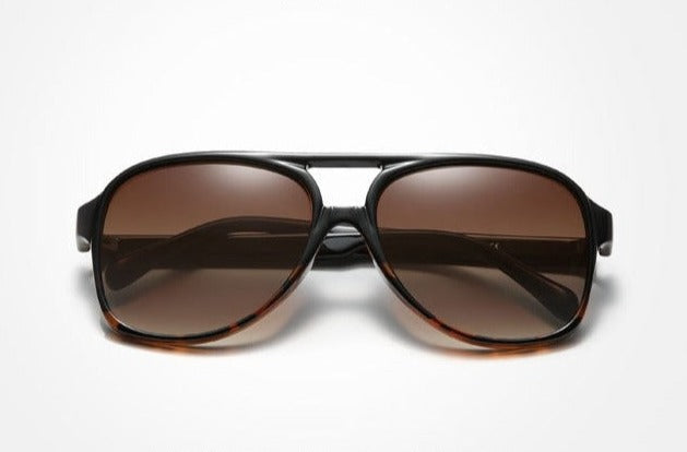 Unisex Retro Square 'Miracle Mile' Plastic Sunglasses