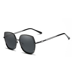 Women's Oversize Butterfly 'Shibuya' Metal Sunglasses