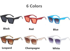 Women's Polycarbonate Square 'Moira' Plastic Sunglasses