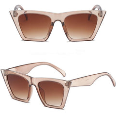 Women's Polycarbonate Square 'Moira' Plastic Sunglasses