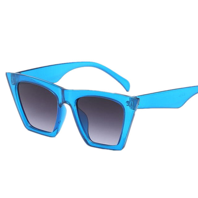 Women's Polycarbonate Square 'Moira' Plastic Sunglasses