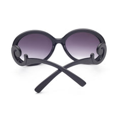 Women's Oversized Oval 'Audrey Hepburn' Plastic Sunglasses