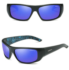 Men's Sport Rectangular 'Bery' Plastic Polarized Sunglasses