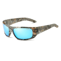 Men's Sport Rectangular 'Bery' Plastic Polarized Sunglasses