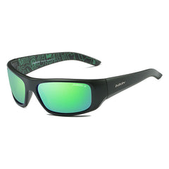 Men's Sport Rectangular 'Bery' Plastic Polarized Sunglasses