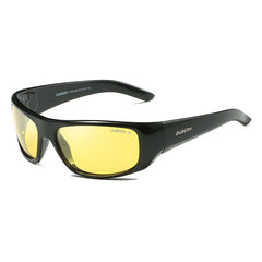 Men's Sport Rectangular 'Bery' Plastic Polarized Sunglasses