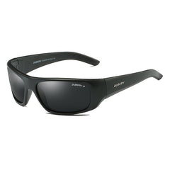 Men's Sport Rectangular 'Bery' Plastic Polarized Sunglasses