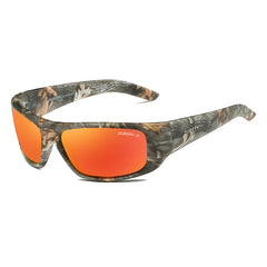 Men's Sport Rectangular 'Bery' Plastic Polarized Sunglasses