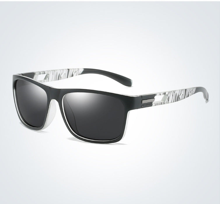 Unisex Polarized Square  'Aye' Plastic Sports Sunglasses