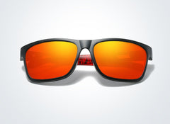 Unisex Polarized Square  'Aye' Plastic Sports Sunglasses