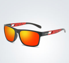 Unisex Polarized Square  'Aye' Plastic Sports Sunglasses