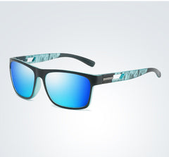 Unisex Polarized Square  'Aye' Plastic Sports Sunglasses