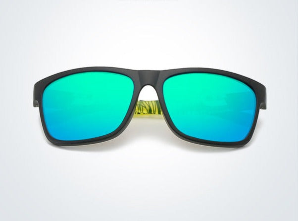 Unisex Polarized Square  'Aye' Plastic Sports Sunglasses