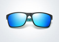 Unisex Polarized Square  'Aye' Plastic Sports Sunglasses