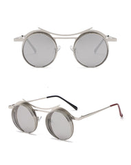 Men's Vintage Round 'Nova Freak' Metal Sunglasses