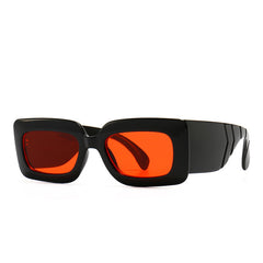 Women's Retro Rectangle 'Fierre' Plastic Sunglasses