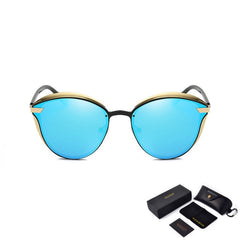 Women's Vintage Cat Eye 'Ion' Metal Sunglasses