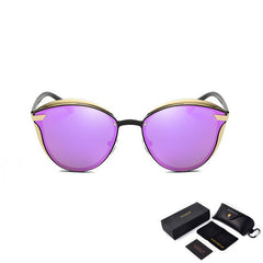 Women's Vintage Cat Eye 'Ion' Metal Sunglasses