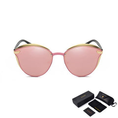 Women's Vintage Cat Eye 'Ion' Metal Sunglasses